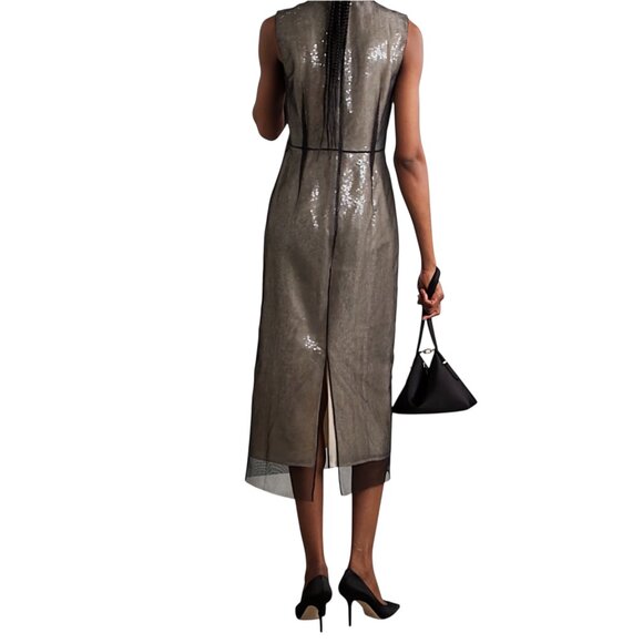 Embellished Organza Sequin Midi Dress Regular price$4,245 Size XS New - Picture 5 of 15